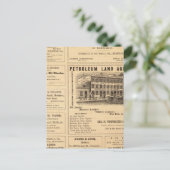 New York en Pennsylvania Oil Advertisements Briefkaart (Staand voorkant)