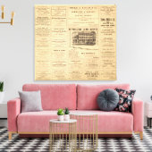 New York en Pennsylvania Oil Advertisements Canvas Afdruk (Insitu (Woonkamer))