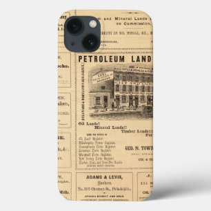 New York en Pennsylvania Oil Advertisements iPhone 13 Hoesje