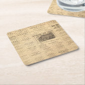 New York en Pennsylvania Oil Advertisements Kartonnen Onderzetters (Schuin)