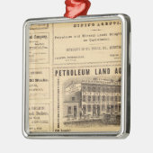 New York en Pennsylvania Oil Advertisements Metalen Ornament (Links)
