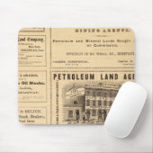 New York en Pennsylvania Oil Advertisements Muismat (Met muis)