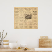 New York en Pennsylvania Oil Advertisements Poster (Keuken)