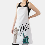 new york en vrijheid schort (Insitu)