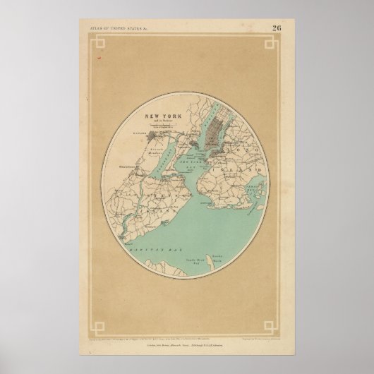 New York en zijn omgeving Poster (Voorkant)