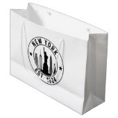 New York Est. 1624 New York City Lover Nyc Groot Cadeauzakje (Voorkant Gekanteld)