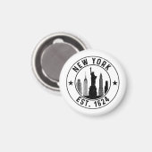 New York Est. 1624 New York City Lover Nyc Magneet (Voorkant / Achterkant)