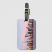 New York Evening Skyline Bagagelabel (Voorkant (verticaal))