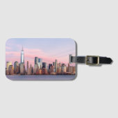 New York Evening Skyline Bagagelabel (Voorkant (horizontaal))