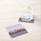New York Evening Skyline Kartonnen Onderzetters (Insitu)