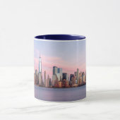 New York Evening Skyline Mok (Midden)