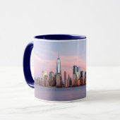 New York Evening Skyline Mok (Voorkant links)