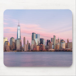 New York Evening Skyline Muismat