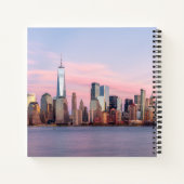 New York Evening Skyline Notitieboek (Achterkant)