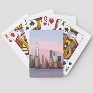 New York Evening Skyline Pokerkaarten