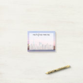 New York Evening Skyline Post-it® Notes (Op bureau)