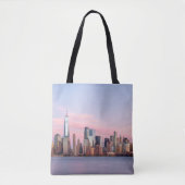 New York Evening Skyline Tote Bag (Voorkant)