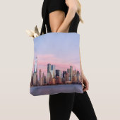 New York Evening Skyline Tote Bag (Dichtbij)