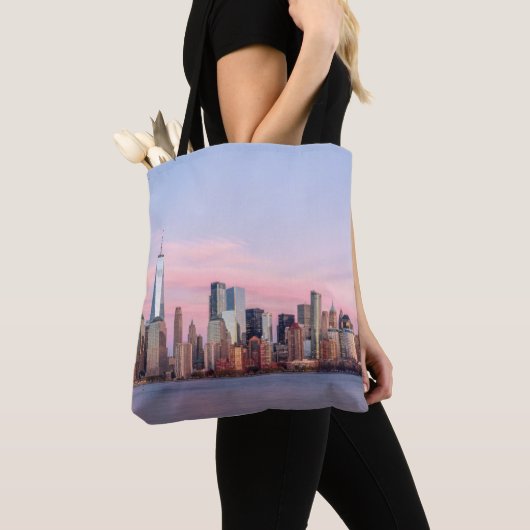 New York Evening Skyline Tote Bag (Dichtbij)