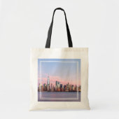 New York Evening Skyline Tote Bag (Voorkant)