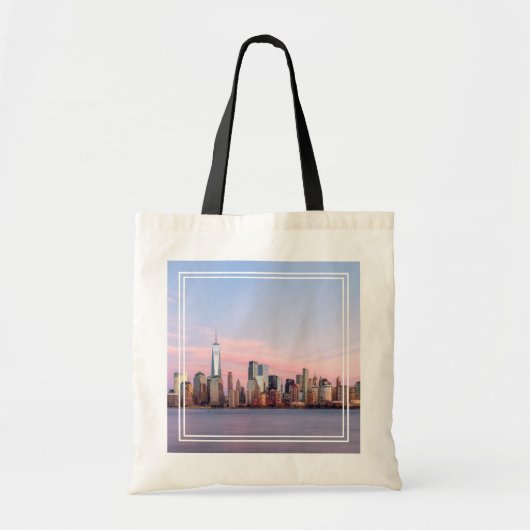 New York Evening Skyline Tote Bag (Voorkant)