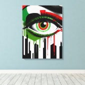 New York "Eye Talian" afbeelding Canvas Afdruk (Insitu (Houten vloer))