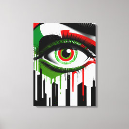 New York "Eye Talian" afbeelding Canvas Afdruk