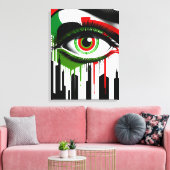 New York "Eye Talian" afbeelding Canvas Afdruk (Insitu (Woonkamer))