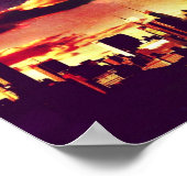 New York Fairy Tale - Skyline Hearts Poster (Hoek)