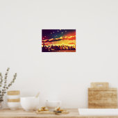 New York Fairy Tale - Skyline Hearts Poster (Keuken)