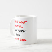 New York-fan, loyaal Koffiemok (Voorkant links)