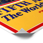 New York Fifth Avenue Shopping Street Poster (Hoek)