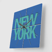 New York Finance Timezone Wall klok (Hoek)