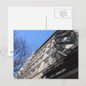 New York Fire Escape Briefkaart (Voorkant / Achterkant)