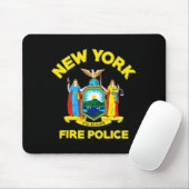 New York Fire Lice Department Firefighters  Muismat (Met muis)