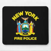 New York Fire Lice Department Firefighters  Muismat (Voorkant)