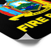 New York Fire Lice Department Firefighters  Poster (Hoek)