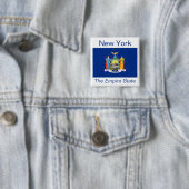 New York Flag Button (In situ)