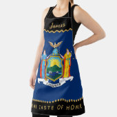 New York Flag Chefs Schort, New York Schort (Insitu)