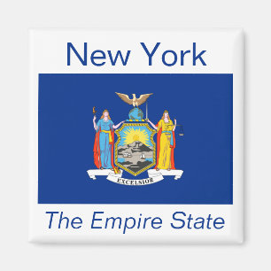 New York Flag Magnet