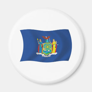 New York Flag Magnet