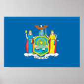 NEW YORK Flag - Poster (Voorkant)