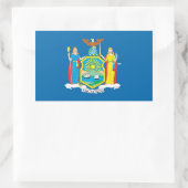 NEW YORK Flag - Rechthoekige Sticker (Tas)