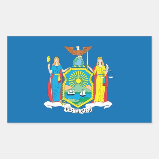NEW YORK Flag - Rechthoekige Sticker (Voorkant)