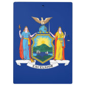 New York Flag, The Empire State, American Colonies Klembord (Achterkant)
