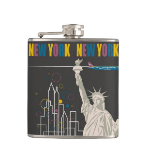 New York Flask Heupfles