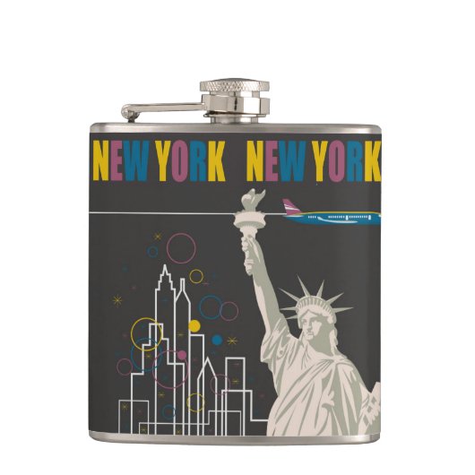 New York Flask Heupfles (Voorkant)