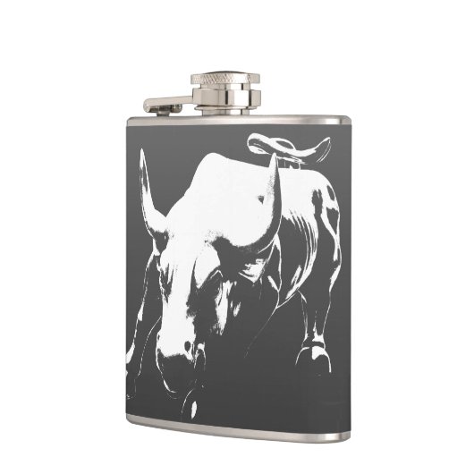New York Flasks NYC Souvenir Bull Statue Flask Heupfles (Links)