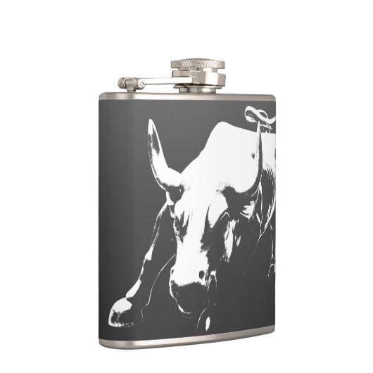 New York Flasks NYC Souvenir Bull Statue Flask Heupfles (Rechts)