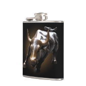 New York Flasks NYC Souvenir Bull Statue Heupfles (Links)